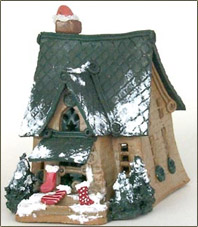 2003 Christmas House "Santas On the Way"